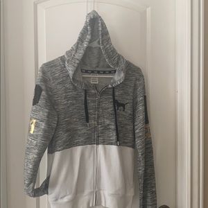 Pink Brand zipper hoodie